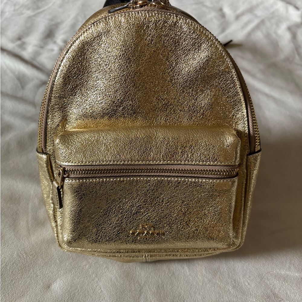 Coach Gold Backpack
